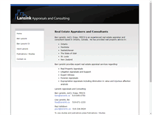 Tablet Screenshot of lansink.ca